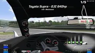 LFS Toyota Supra 840hp Drift @Blackwood
