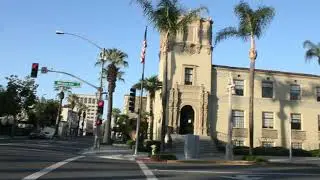 Driving Around Downtown Riverside California