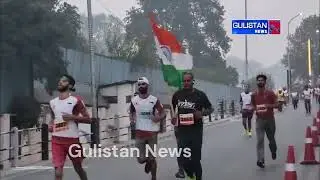 Omar Abdullah, Suniel Shetty Flag Off Kashmir Marathon 2.0 &mdash; Runners From 11 Countries Join!