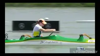 2018 ICF Paracanoe World Cup Szeged Canoe Sprint VL2 200m Final Susan Seipel BRONZE MEDAL + ceremony