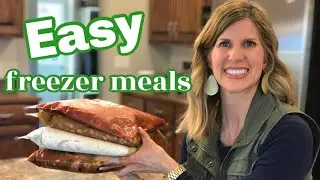 Easy Freezer Meals in 30 minutes- Dump and Go
