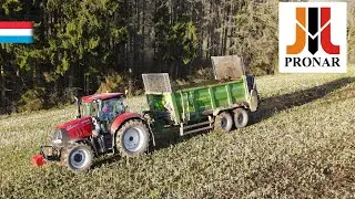 Neuer Streuer im Einsatz | CaseIH Puma 165 // Pronar Herkules 14 | Luxemburg 2024