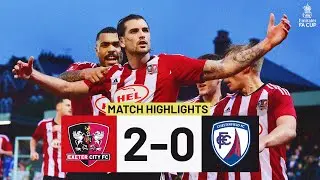 HIGHLIGHTS: Exeter City 2 Chesterfield 0 (30/11/24) Emirates FA Cup R2