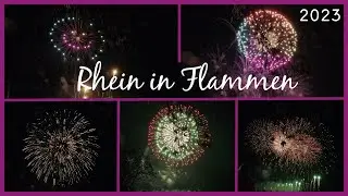Rhein in Flammen - Das Original 2023 - Feuerwerk in der Rheinaue von WECO zu Beethoven