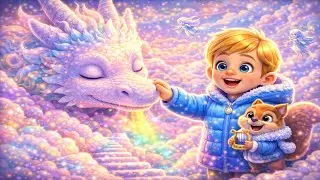 The Sleeping Dragon of Cloud Valley &ndash; Liam & Puffy Wake the Gentle Dragon ☁️🐉✨