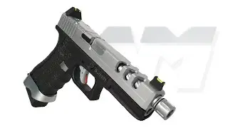VORSK EU17 VENTED CHROME / Glock 17 Custom / Airsoft Unboxing