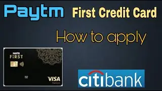 Paytm First Credit Card || what is paytm first card and How to apply