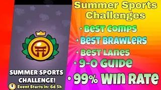 Summer Sports Challenge Guide! 9-0 Guide! Best Comps!  | Brawl Stars | Paras - Brawl Stars|