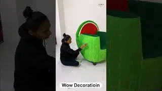 Изготовление дивана из старого пластикового стула || Творчество талантливых девушек || Поделки из...