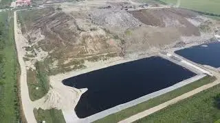 Muntele de gunoi Sintești - Vidra, Mai 2025 (video fără copyright, poate fi utilizat liber)