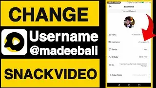 How to change username on snack video||Snack video par username kaise change kare