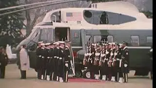 President Richard Nixon and First Lady Pat Nixon Depart for the People's Republic of China
