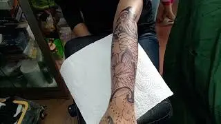Outline koi fish tattoo
