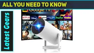 `Pericat 4K UHD Smart Projector Best Home Theater with Voice Control & 10,000+ Apps