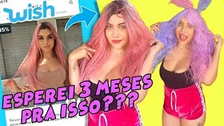 TESTANDO PERUCAS BARATAS DA WISH #3 - O BARATO SAI CARO