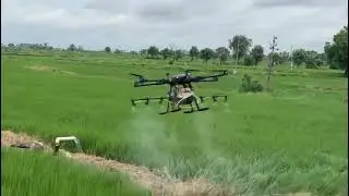 Drone spraying  