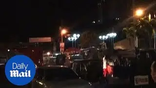 Blast kills 10 as Philippine president visits hometown - Daily Mail