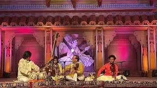 Hitendra Dixit with violin mestro pandit Himashu Vishwaroop in 99th Tansen  samaroh 2023 .