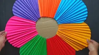 2 beautiful wall hanging idea with colour paper 😍❤️