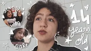MY 14TH BIRTHDAY YAYY (getting my 3rd piercing, school vlog)