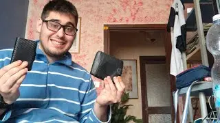 🐧 mettiamo ha confronto un portafoglio slim Bronzi contro uno tradizionale