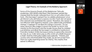 Daniel Schiffman: Medieval Jewish Thought - Philosophy and Money Conference (2022)