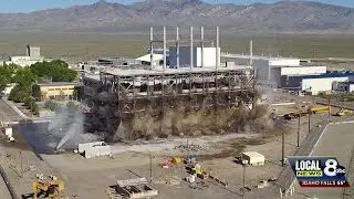 Demolition crews take down Idaho Naval Reactor Prototype building