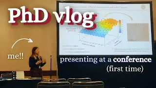 I presented my PhD research at a conference for the first time (in person!!)