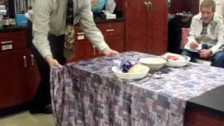 Newton's Laws- Tablecloth Trick #1