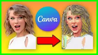How to Pixelate Image in Canva | Canva Pixel Art Effect | FREE Method