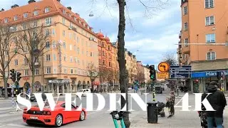 STOCKHOLM WALK 4K: Odenplan - Odengatan - Sveav&auml;gen - Vanadislunden Park