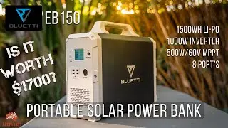 Bluetti EB150 Off-Grid Portable Solar Power Bank with 1000w Inverter and MPPT | Worth it in 2021?