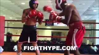 DUSTY HERNANDEZ-HARRISON SPARRING AHEAD OF RETURN ON GOLOVKIN VS. GEALE UNDERCARD