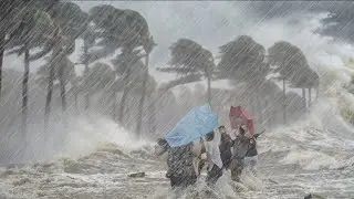 Hailstorm in Early Year! Nonstop Hail and Windstorm Destroy Village Life in Asia