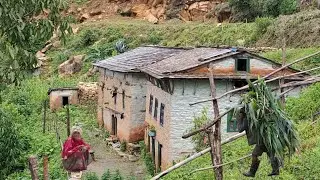 Traditional Nepali Village Life | Living in Stone, Mud & Wood Houses