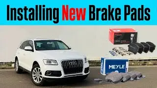 Installing New Brembo , Meyle Brake pads in My Audi Q5 in Telugu by #23