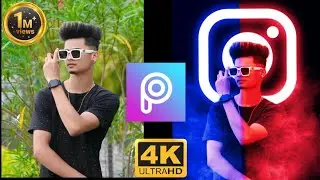 Instagram Dual Tone Photo Editing | Instagram Glowing photo Editing Picsart | Picsart Photo Editing