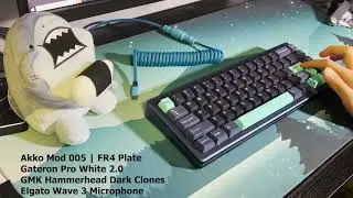 AKKO Mod 005 Custom Keyboard with Gateron Pro Whites
