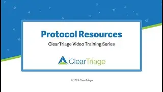 ClearTriage: Ресурсы протокола