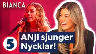 ANJI sjunger hitl&aring;ten Nycklar live n&auml;r hon g&auml;star Biancas studio! | BIANCA | Kanal 5 Sverige