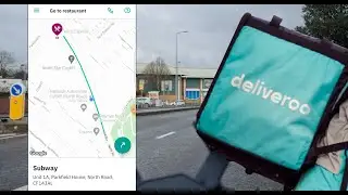 How to DELIVER ur 1st DELIVEROO order! Beginner App Tutorial