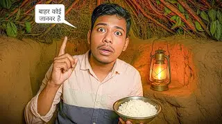 Building a Underground Survival Shelter in Jungle | Bushcraft shelter | MR Adventure King