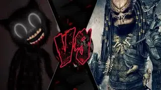 Cartoon cat vs Predator