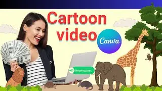 Make Cartoon video In Canva!Awami Computer College