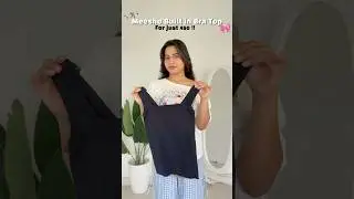 Meesho Built in Bra Top 😭🤌🏻 #shorts #youtubeshorts #meeshohaul  #meesho #meeshofinds #tanktop