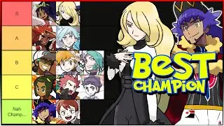 Ranking The BEST Pokemon Champions (GAMES)! | Pokemon Tier List