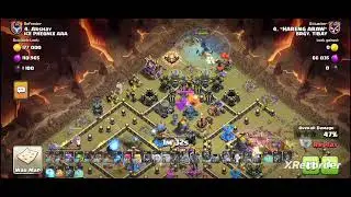 My best atack in cwl th18 max fire ball giant arrow and double charge walk... 2025 😍😍😍⚽🔥🔥😂™️