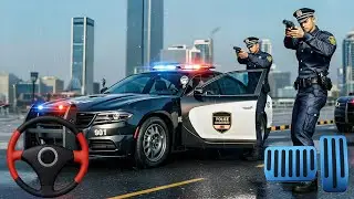 US Cop Duty Police Car Simulator - Realistic Driving, Parking & Chase Game Experience 2025