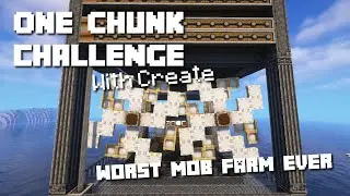 One Chunk Challenge - Worst Mob Farm Ever?! - Ep 5