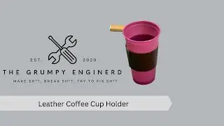 Leather Coffee Cup Holder